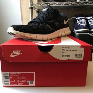 nike free run 2 “black”